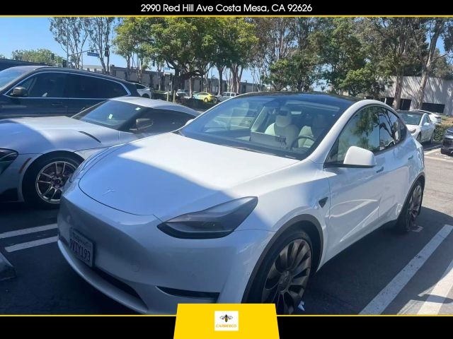 BUY TESLA MODEL Y 2022 PERFORMANCE SPORT UTILITY 4D, EV BIDDER